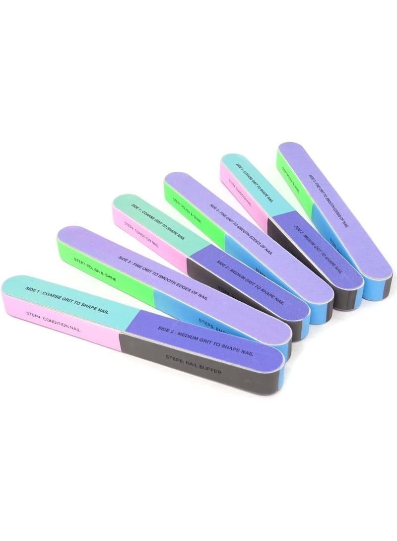 7-position nail file for nail art, trimming, and pedicures - Image 1